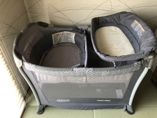 グレコ　ベビーベッド&バシネット&ポータブルベッド&プレイヤード　セット