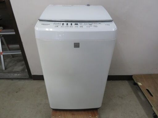 取引場所　南観音　K　2108-391　Hisense　全自動電気洗濯機　HW-045E4KW　ホワイト