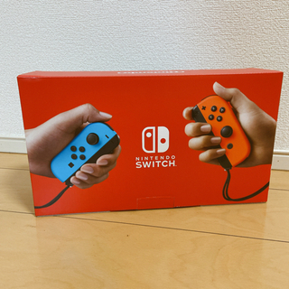 新品 Switch 新型 ネオンブルー ネオンレッド の画像