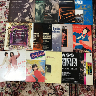 レトロなレコード100枚程