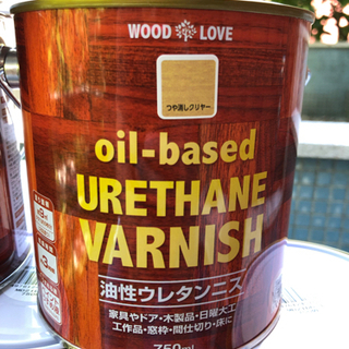 ニッペ　WOOD LOVE ウレタンニス　つや消しクリア750ml DIY木部塗装等にの画像