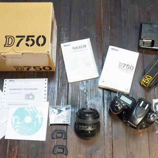 値下げ 8万5千円！！！ NIKON ニコンD750カメラボディとNIKKORニッコル