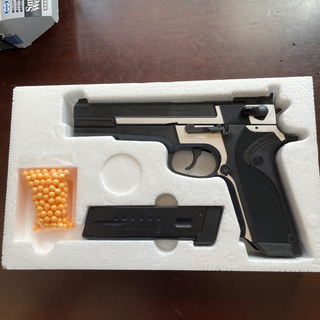 【中古良品】東京マルイ No.20 S&W PC356 10歳以上エアーHOPハンドガンの画像