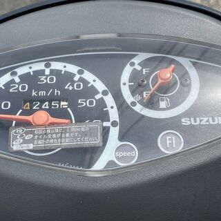 スズキ　レッツ4　セルにてエンジンすぐかかります　５０㏄　原付バイクの画像