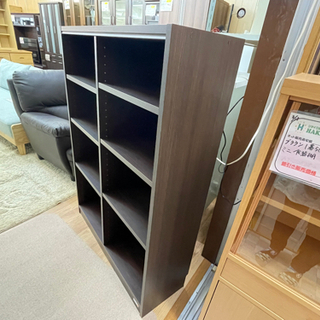 【リサイクルサービス八光　田上店　配達・設置OK】ダークブラウン　本棚の画像