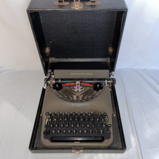 【アンティーク】レミントンランド タイプライター 専用箱付き