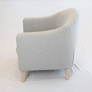 一人掛けソファ　ニトリ　グレー　179Cの画像