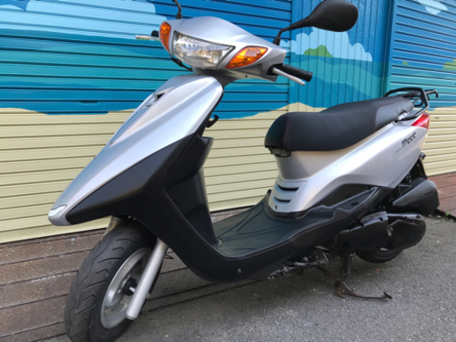 ヤマハ アクシス-トリート(125㏄)4st車 実働美車8700km! 保証付き リアタイヤ・リアシュー交換済み♪ 動画・他写真有 検) アクシスX　原付二種スクーター アドレスV125G