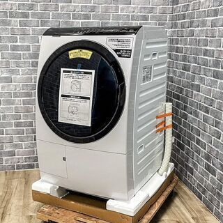 【ハッピー西葛西店】未使用品！！ドラム式洗濯機　11kg　乾燥容量　6kg　ビックドラム風アイロン　左開き　左開き　2021年式　ID:60304