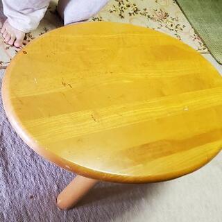 楕円形ローテーブル