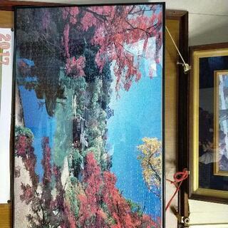 フレームに入ったジグソーパズル