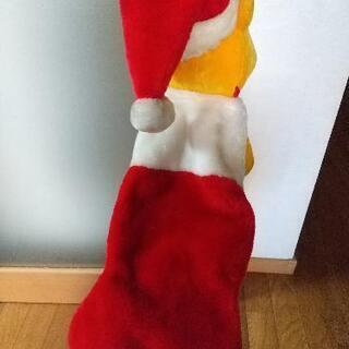 プーさんクリスマス靴下の画像