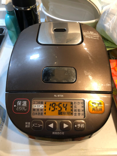 象印　炊飯器　黒厚釜