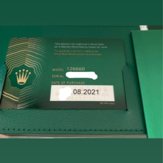 新品未使用　ロレックス　シードゥエラー　ディープシー　黒ブラック　ref. 126660 国内正規品　ブレス調整済の画像