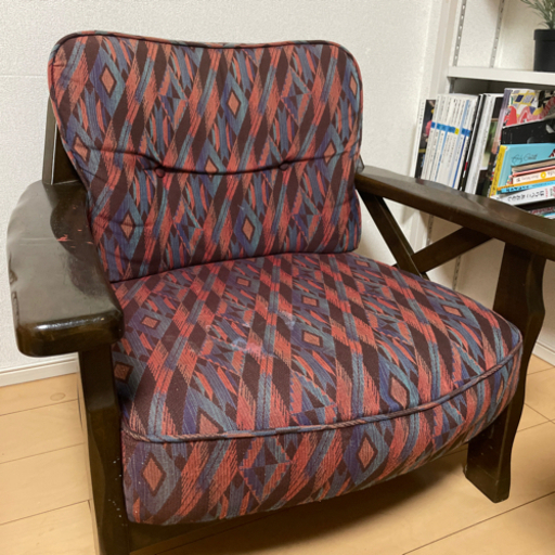 カリモク家具　ソファ　1シーター