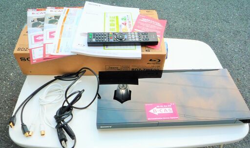 ☆ソニー SONY BDZ-ZW500 ブルーレイレコーダー BD\u0026HDD 500GB◆2017年製・録りたい番組が、すぐ見つかる