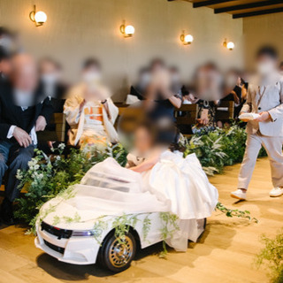 【乗用ラジコンカー】結婚式　リングボーイ　リングガール　2人乗り用