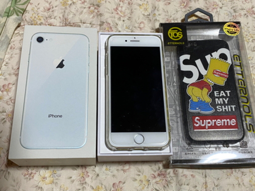 値下げ中古美品iphone8SIMフリー64gバッテリー91%
