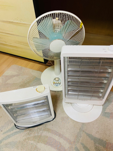 扇風機１とヒーター2