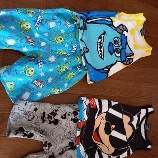 交換もOK！ベビードール　男の子100タンクトップセット