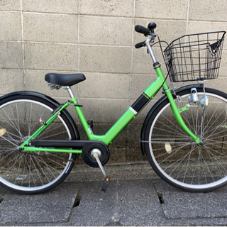 【整備済自転車】アサヒ製　26インチ 変速なし　ベル、サドル新品...