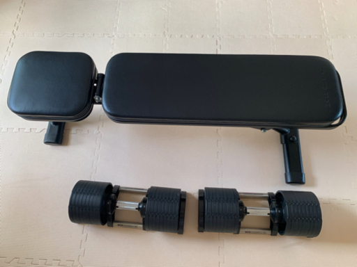 フレックスベル　可変式ダンベル　2個　マルチポジション　ベンチ　セット