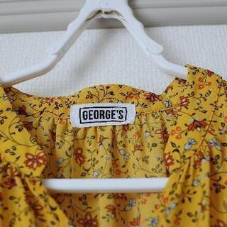 ロングワンピース 花柄の画像