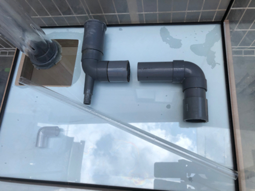 オーバーフロー 水槽　W60 D45 H45 (cm) 濾過槽 水槽台