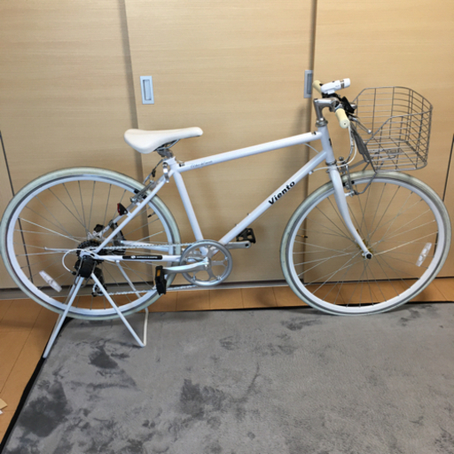 【ANIMATOアニマート】 クロスバイク VIENTO(ヴィエント) シマノ7段変速 700C おしゃれ 街乗り スタイリッシュ