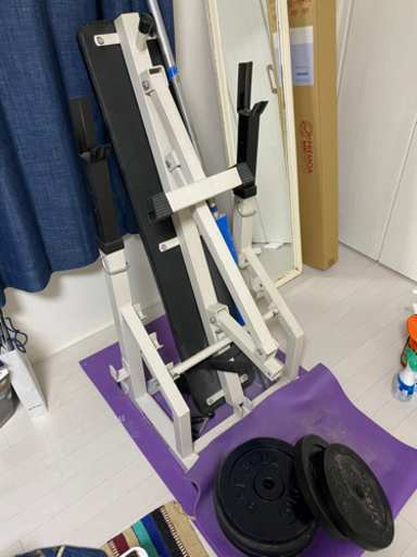 ベンチプレス　バーベル65kg 付属