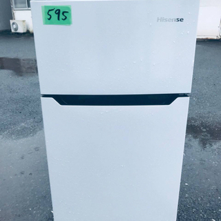 ②✨2017年製✨595番 Hisense✨2ドア冷凍冷蔵庫✨HR-