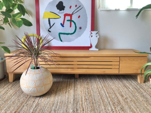 ローテーブル　テレビ台　ナチュラルベージュ