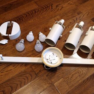 【ダクトレール・スポットライト照明器具・LED電球】天井照明【無印良品】の画像