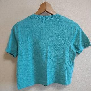 ローラアシュレイ　綿100%ニットボレロの画像