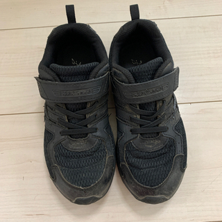 瞬足21.5cm黒