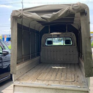 新春価格！スバル サンバートラック幌付総額￥385000エアコン！パワステ！５速！車検Ｒ４／１１！123000Kmの画像