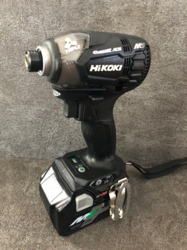 【新品②】HiKOKI(ハイコーキ) コードレスインパクトドライバ 36V ストロングブラック WH36DA