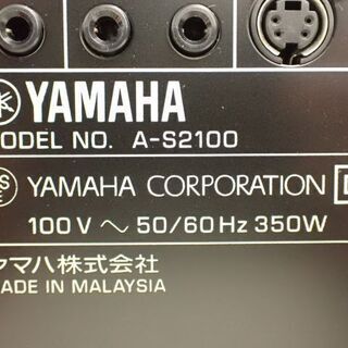 【使用少】YAMAHAプリメインアンプ A-S2100の画像