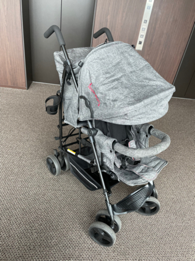 美品！日本育児☆ DUOシティHOP2人乗りベビーカー