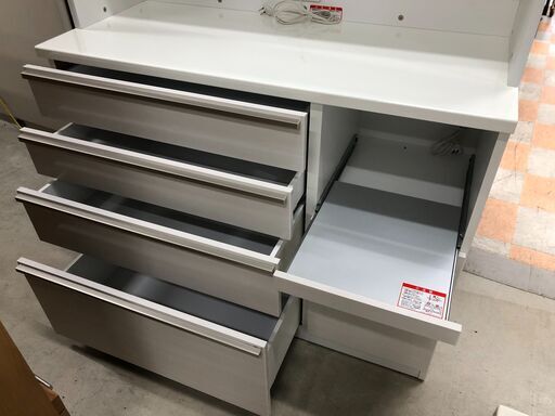 システムキッチンボード SUNNY シェモア120オープン 高橋木工 W 120×H 201×D 51 クリーニング済み