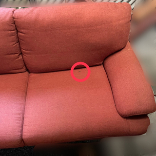 無料でお譲り　ソファーの画像