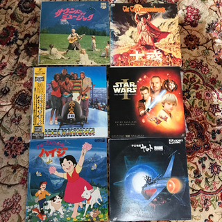 レーザーディスク　6枚セット　値下げしました。