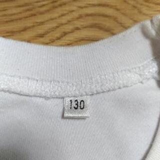 体操着（男女兼用白Tシャツ）130cmの画像