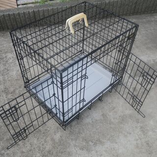 ハチコウスチールケージ ダブルオープン　59×44　高さ52　