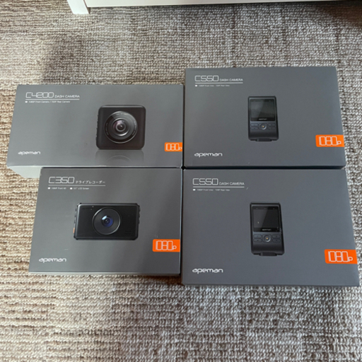 4個★ドライブレコーダー ドラレコ 新品未使用