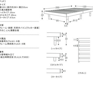 ※無料お譲り※セミダブルベット＋マットレスの画像
