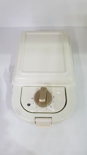 ✨うれしい未使用品✨BRUNO ホットサンドメーカー BOE043-WH【愛市IFC022921-104】