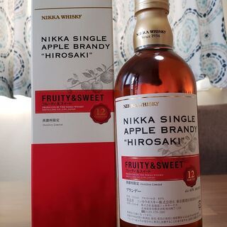 【再再値下げ】【代引OK】ニッカ アップル ブランデー 弘前 12年 500ml 余市・宮城峡蒸溜所限定の画像