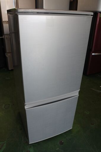 SHARP 14年式 SJ-14Y-S 137L 冷蔵庫 単身サイズ エリア格安配達 8*29