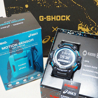 【苫小牧バナナ】開封未使用品☆CASIO/カシオ GSR-H1000AS G-SHOCK×asics ランニングウォッチ GPS＆心拍計搭載 モーションセンサーセット♪